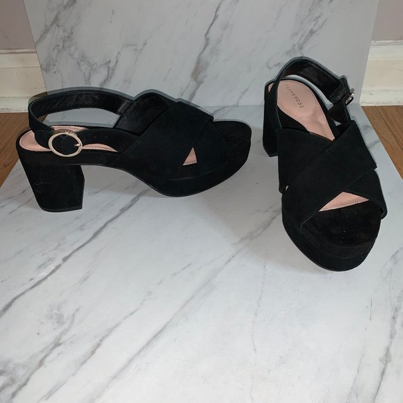 Taryn Rose Shoes - BRAND NEW TARYN ROSE Chunky Black Sandal Heels